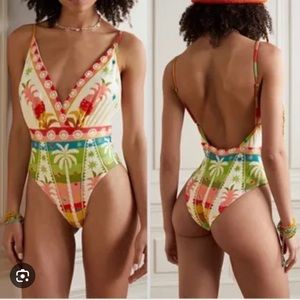 Farm Rio - Rainbow Sunset one piece Swimsuit